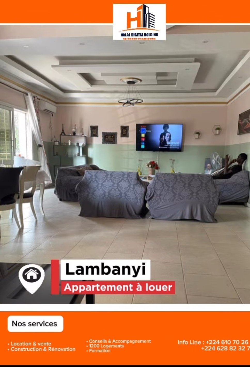 un bel  appartement à louer, très accessible 2